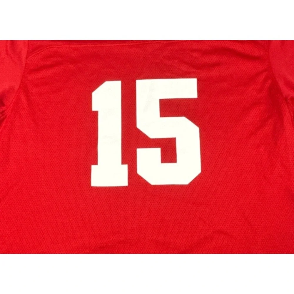 Adidas Nebraska Cornhuskers Raiola #15 Mens Large Football Jersey Red White NWT